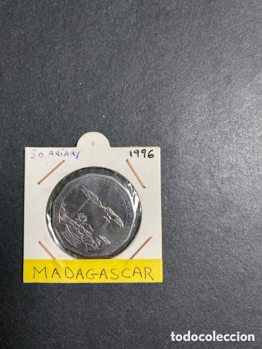 Monedas antiguas de &Aacute;frica: Moneda de Madagascar 50 ariary - Foto 1