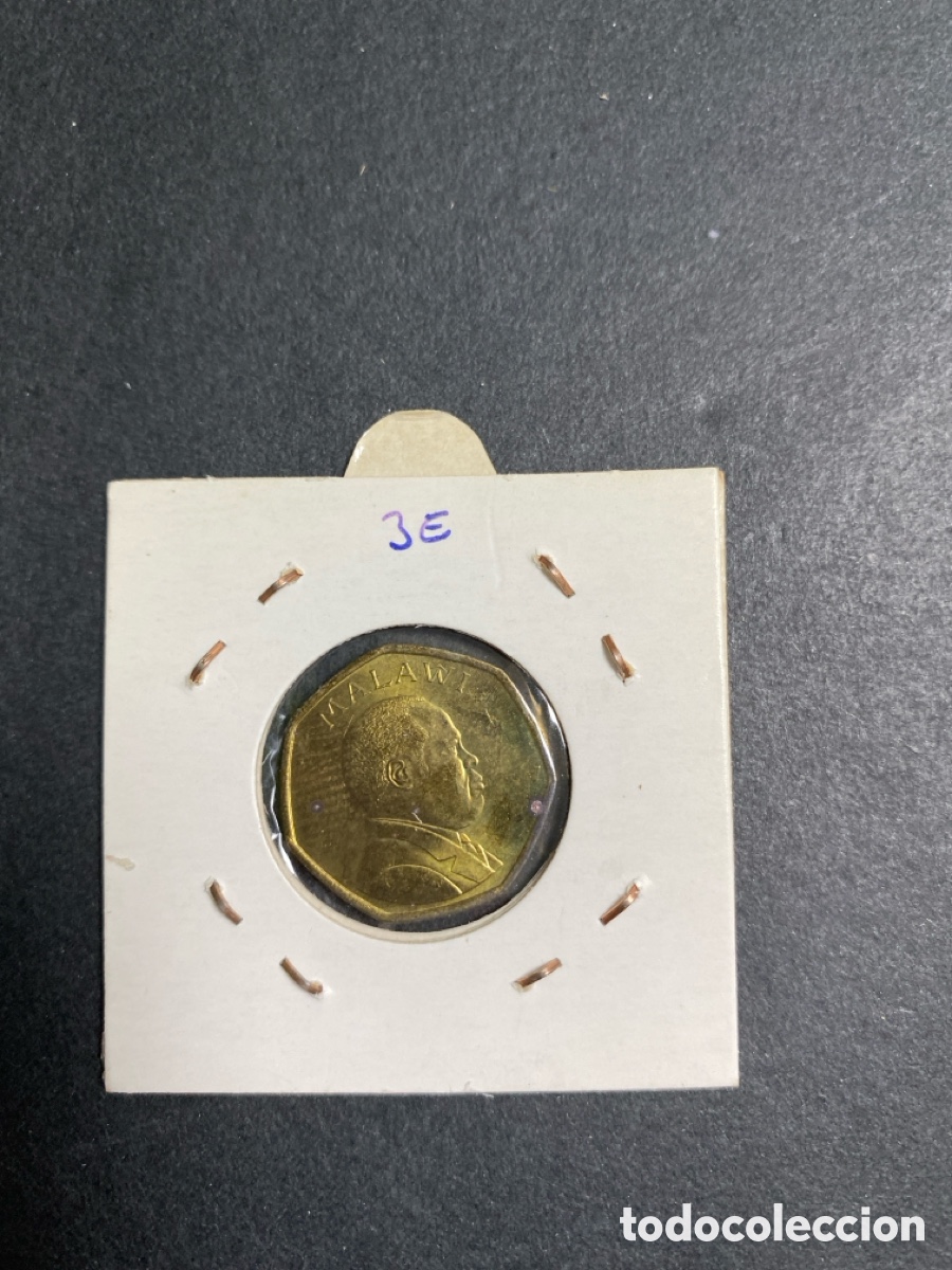 Monedas antiguas de &Aacute;frica: Moneda de Malawi 50 tambala - Foto 2