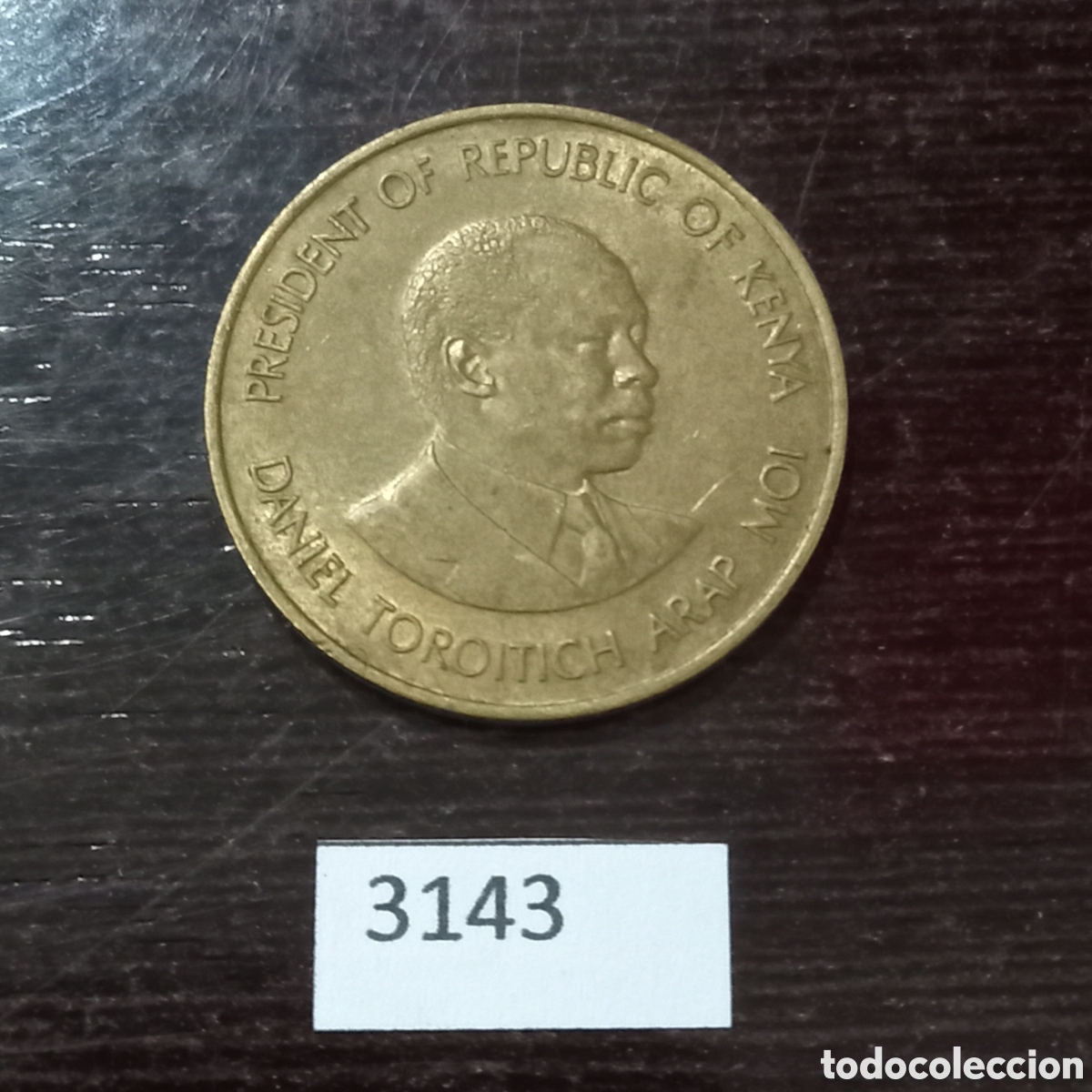 Monedas antiguas de &Aacute;frica: Kenya 5 centimos 1980 - Foto 2