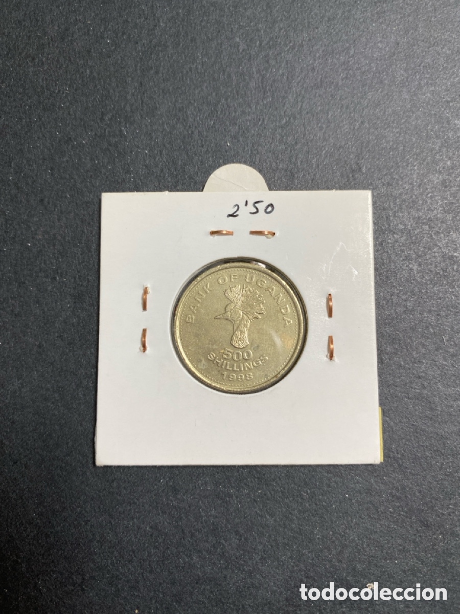 Monedas antiguas de &Aacute;frica: Moneda de Uganda 500 schilling - Foto 2