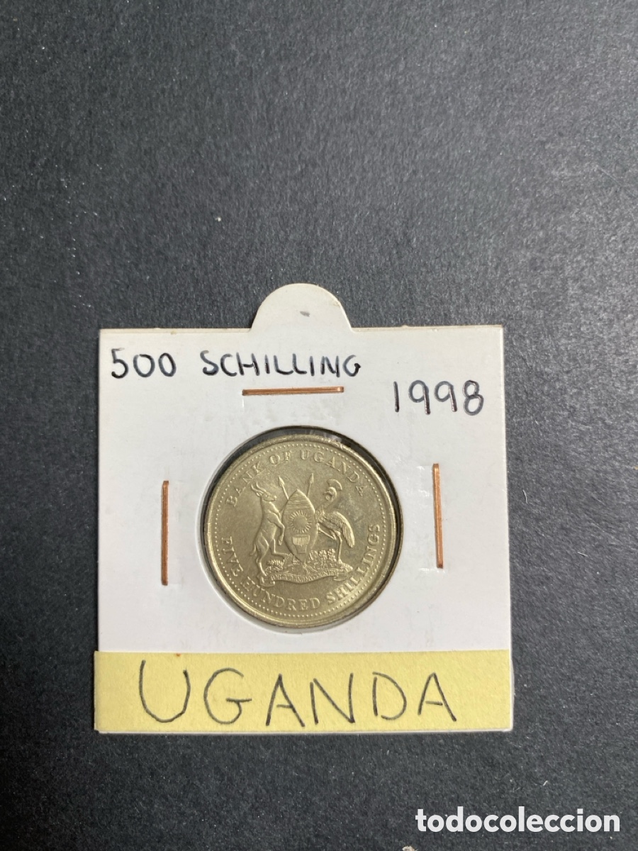 Monedas antiguas de &Aacute;frica: Moneda de Uganda 500 schilling - Foto 1