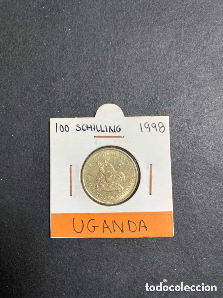 Monedas antiguas de &Aacute;frica: Moneda de Uganda 100 schilling - Foto 1