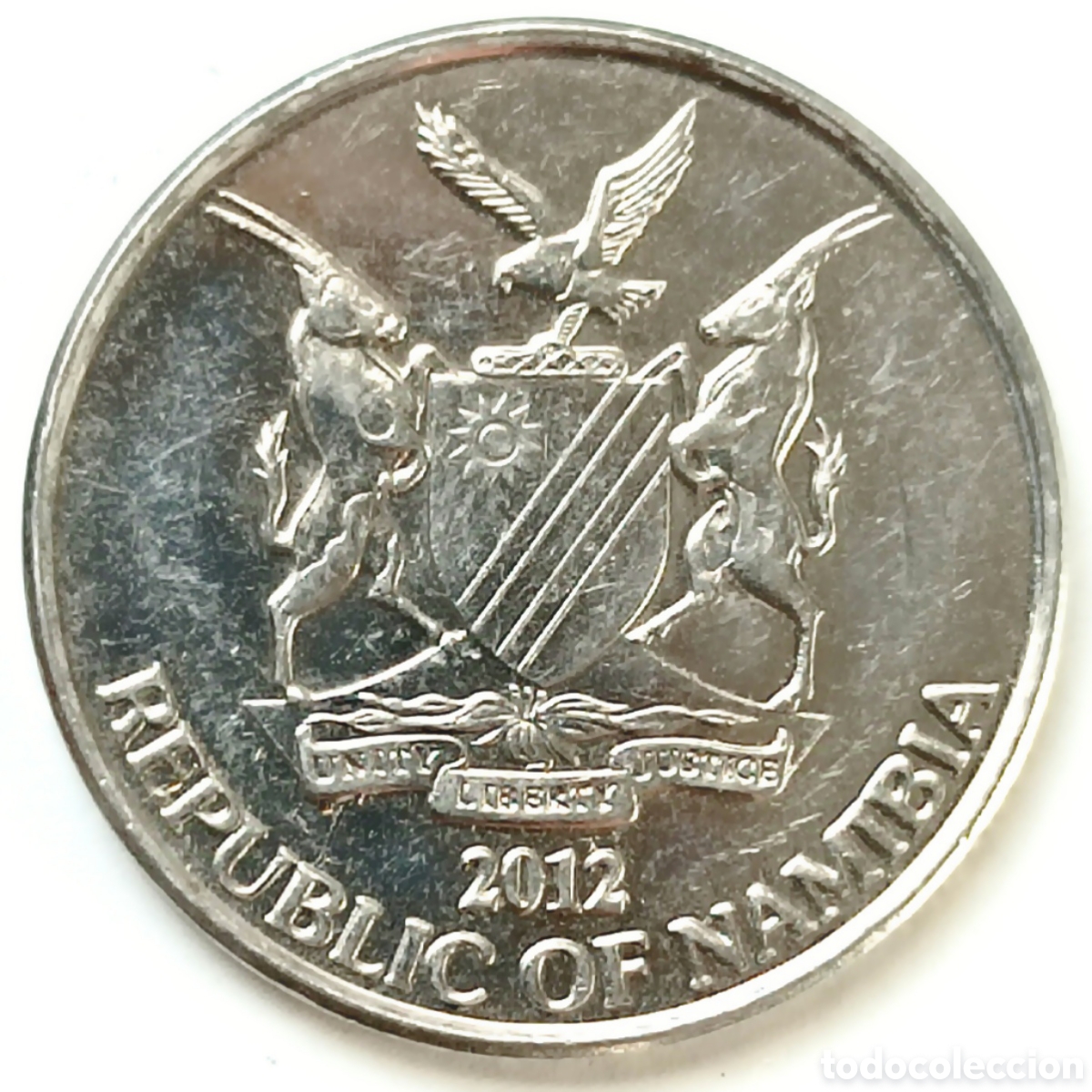 Monedas antiguas de &Aacute;frica: Namibia, 10 cents de 2012, EBC+ - Foto 2
