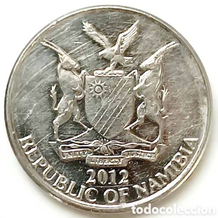 Monedas antiguas de &Aacute;frica: Namibia, 5 cents de 2012, EBC+ - Foto 2