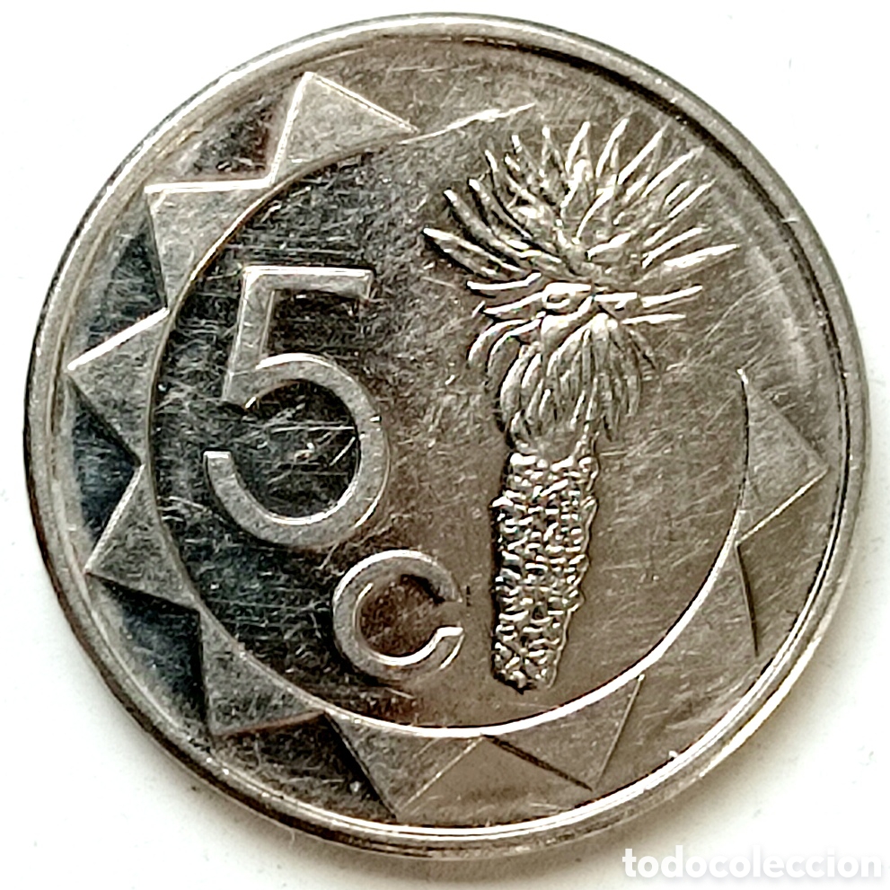 Monedas antiguas de &Aacute;frica: Namibia, 5 cents de 2012, EBC+ - Foto 1