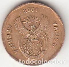 Monedas antiguas de &Aacute;frica: SUDAFRICA - MONEDA DE 20 CENT DE 2001 - Foto 1