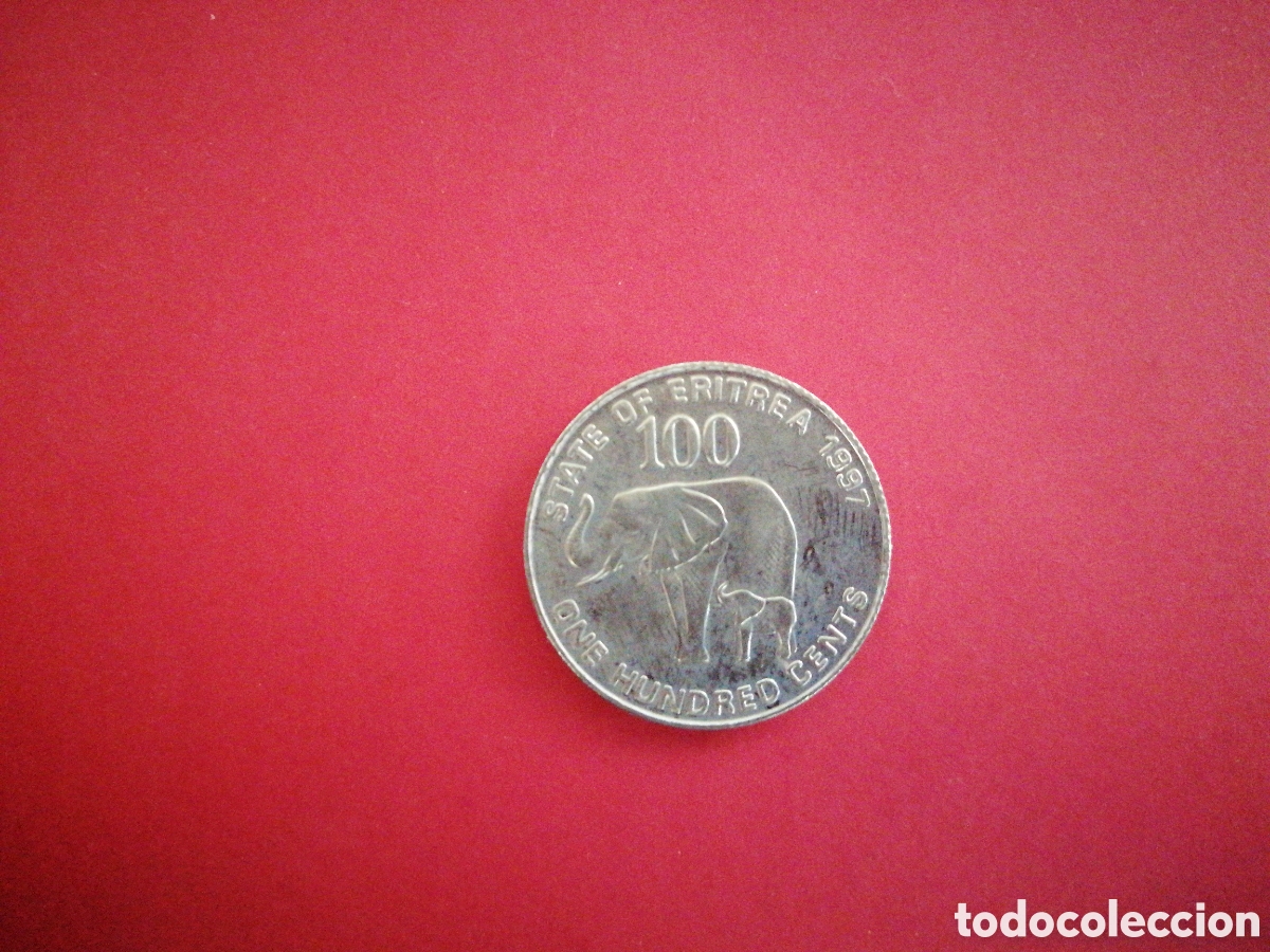 Monedas antiguas de &Aacute;frica: 100 cents de Eritrea 1991 - Foto 1