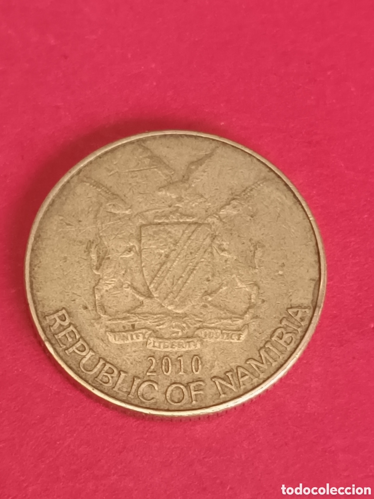 Monedas antiguas de &Aacute;frica: NAMIBIA. 1 DOLAR DE 2010. - Foto 2