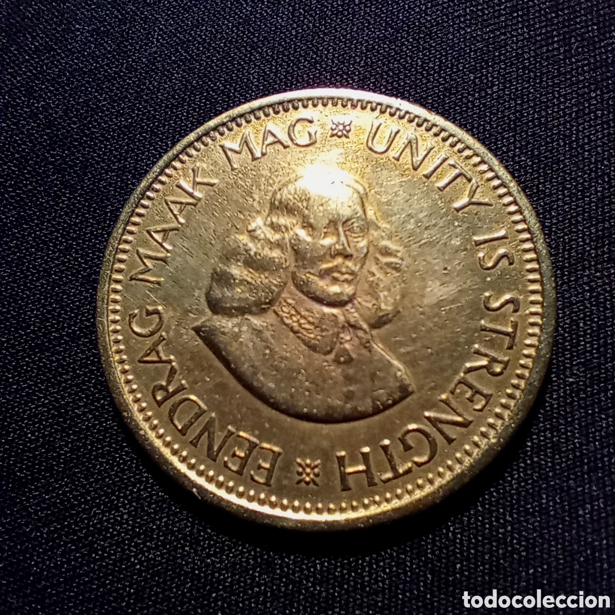Monedas antiguas de &Aacute;frica: SUDAFRICS 1/2 CENT 1961 EBC - Foto 2
