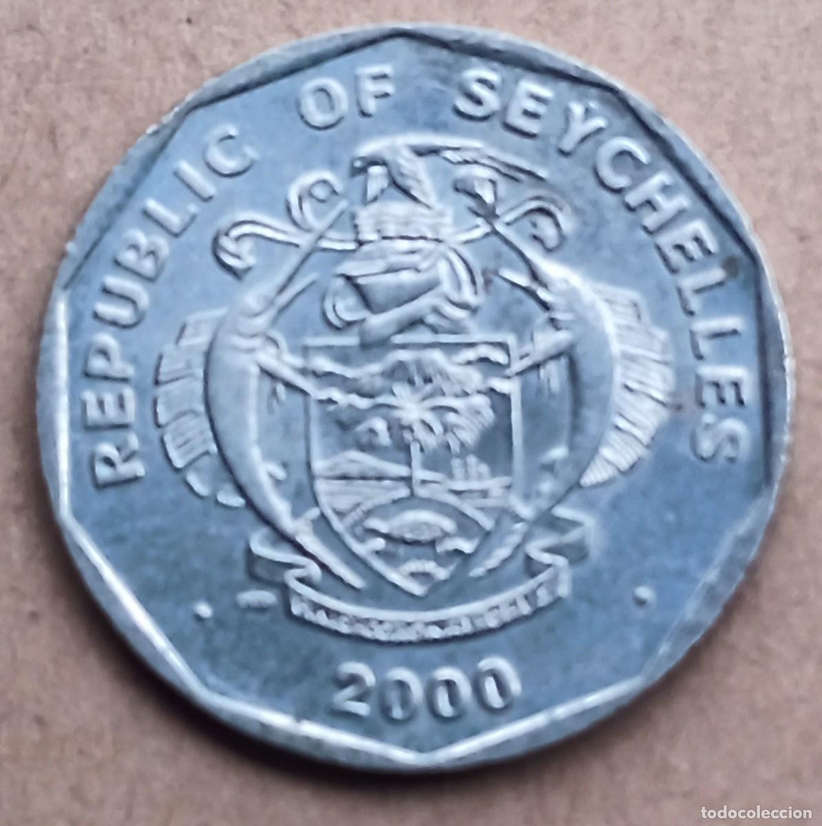 Monedas antiguas de &Aacute;frica: SEYCHELLES - 5 RUPEES RUPIAS 2000 RC - Foto 1