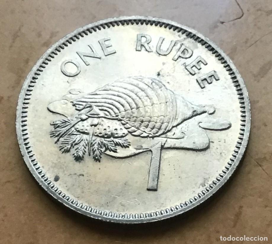 Monedas antiguas de &Aacute;frica: 1 rupia de Seychelles. A&ntilde;o 1982 - Foto 2