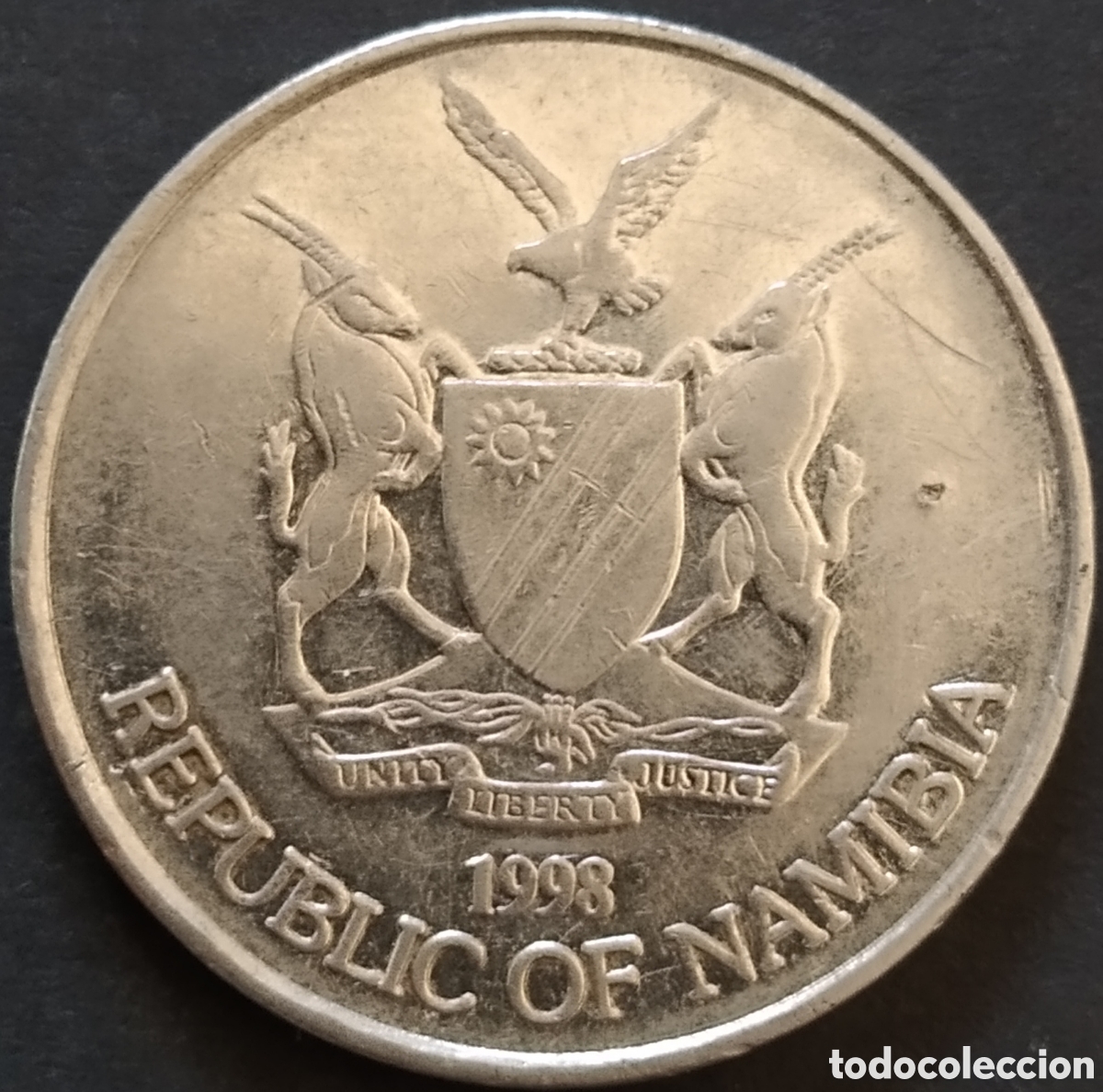 Monedas antiguas de &Aacute;frica: MONEDA - NAMIBIA 10 CENTAVOS 1998 - Foto 2