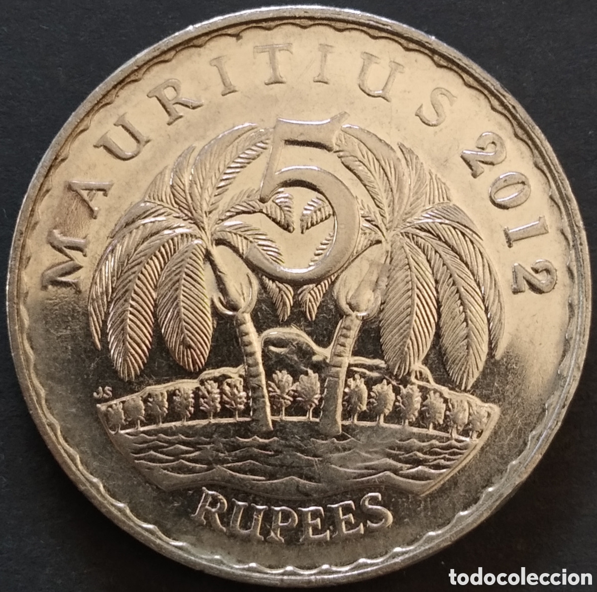 Monedas antiguas de &Aacute;frica: MONEDA - MAURICIO 5 RUPIAS 2012 - Foto 1