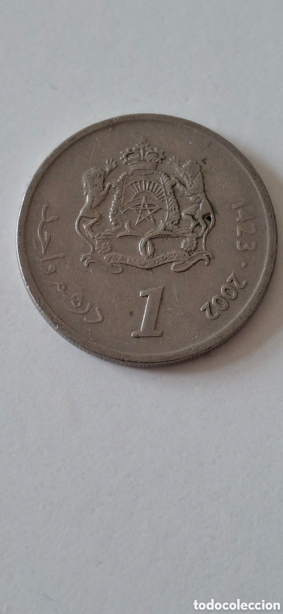 Monedas antiguas de &Aacute;frica: 1 Dirham 2002 Marruecos Dirhams - Foto 1