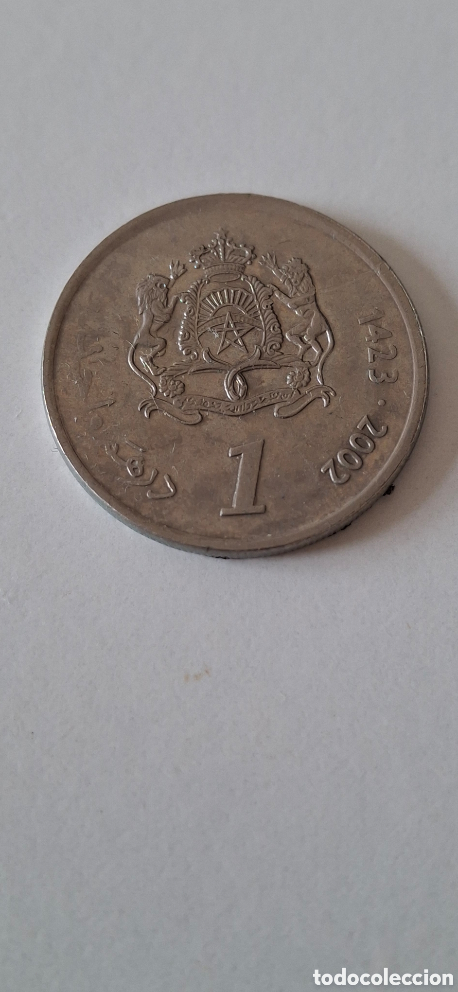 Monedas antiguas de &Aacute;frica: 1 Dirham 2002 Marruecos Dirhams - Foto 1