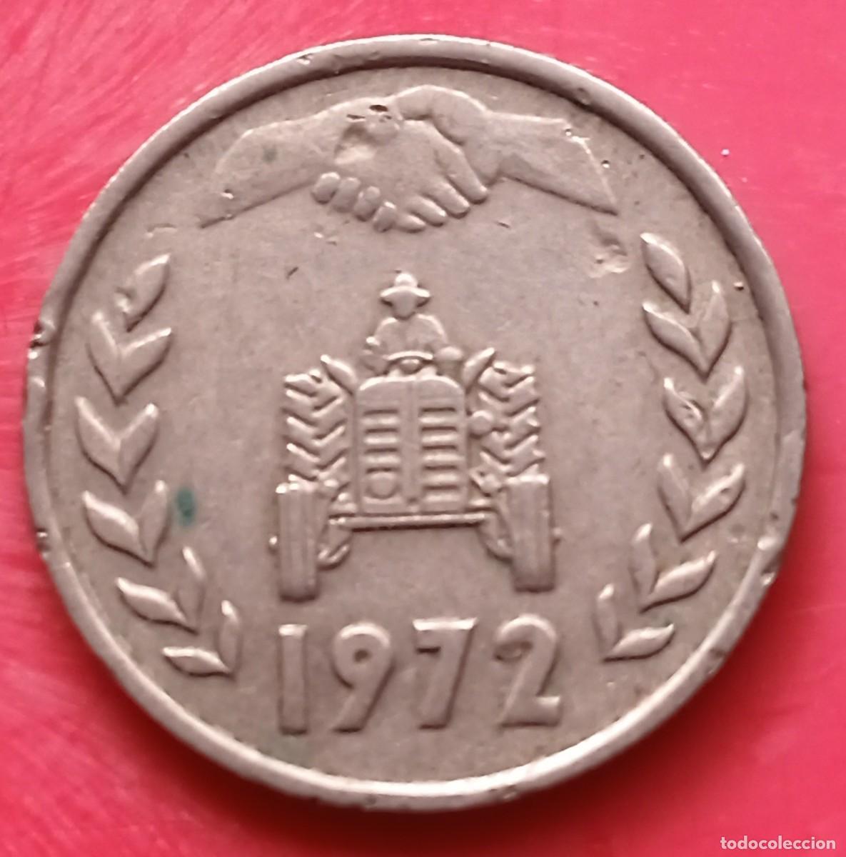 Monedas antiguas de &Aacute;frica: ARGELIA - 1 DINAR 1972 BC - Foto 1