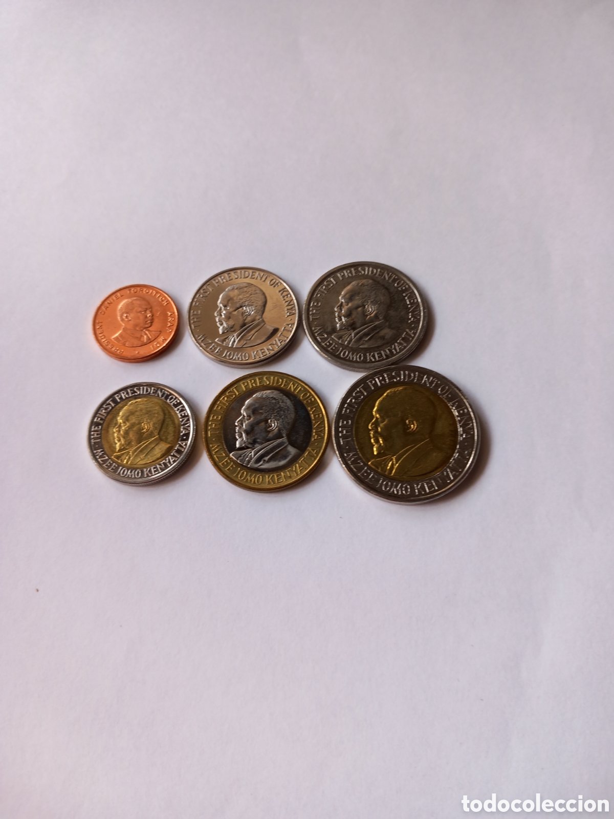 Monedas antiguas de &Aacute;frica: Kenia serie completa s/c - Foto 2