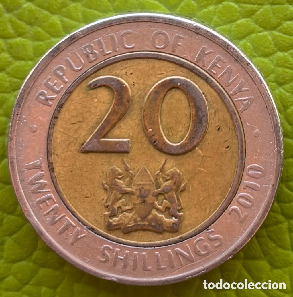 Monedas antiguas de &Aacute;frica: KENYA. 20 SHILLING. 2010. DANIEL TOROITICH - Foto 2