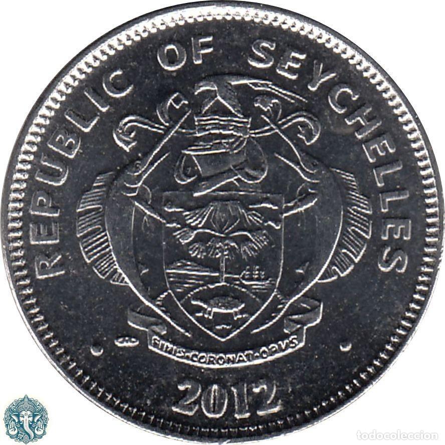 Monedas antiguas de &Aacute;frica: SEYCHELLES 25 Centavos 2012 KM#49a - Foto 2