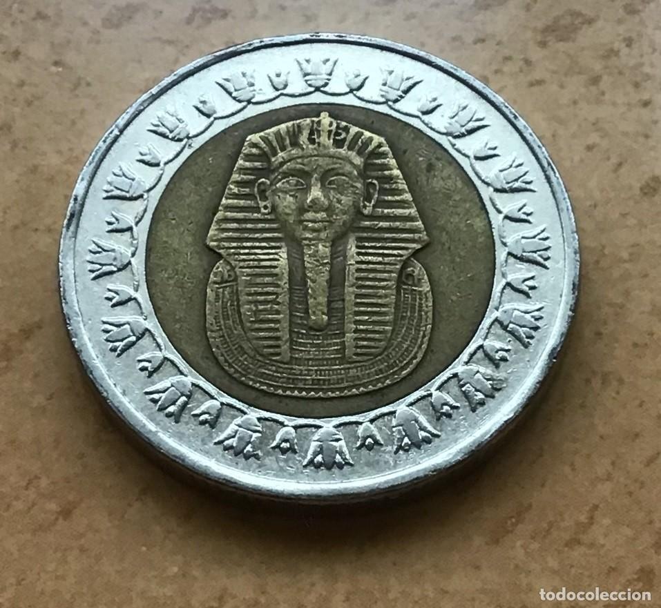 Monedas antiguas de &Aacute;frica: 1 libra de Egipto. A&ntilde;o 2008 - Foto 2