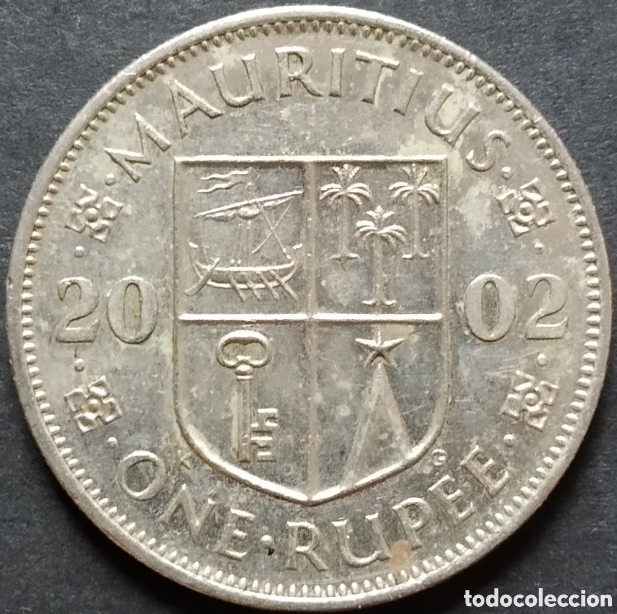Monedas antiguas de &Aacute;frica: MONEDA - MAURICIO 1 RUPIA 2002 - Foto 1