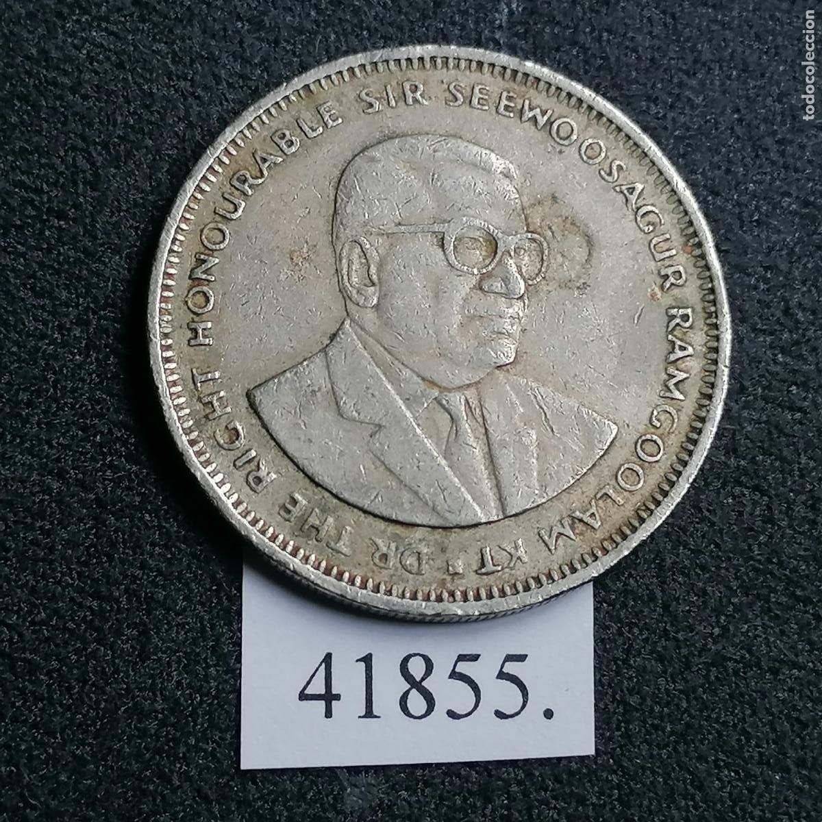 Monedas antiguas de &Aacute;frica: Mauricio 1 rupia 1991 - Foto 1