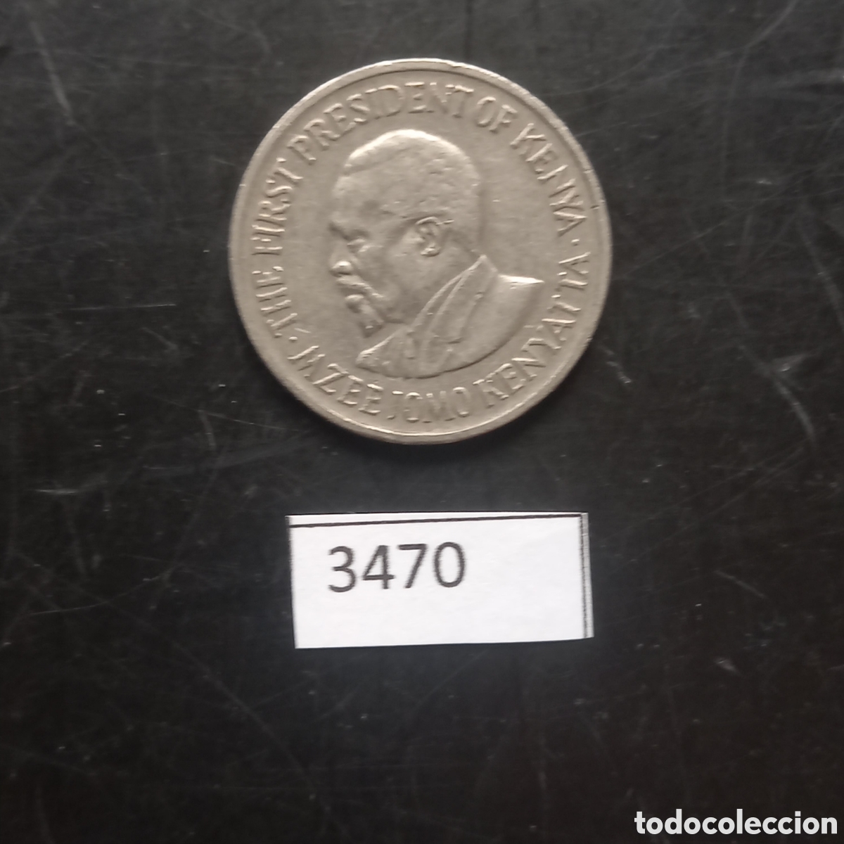 Monedas antiguas de &Aacute;frica: Kenya 50 c&eacute;ntimos 1975 - Foto 1