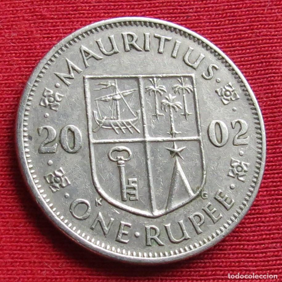 Monedas antiguas de &Aacute;frica: Mauricio 1 rupee 2002 Mauritius #2 - Foto 1