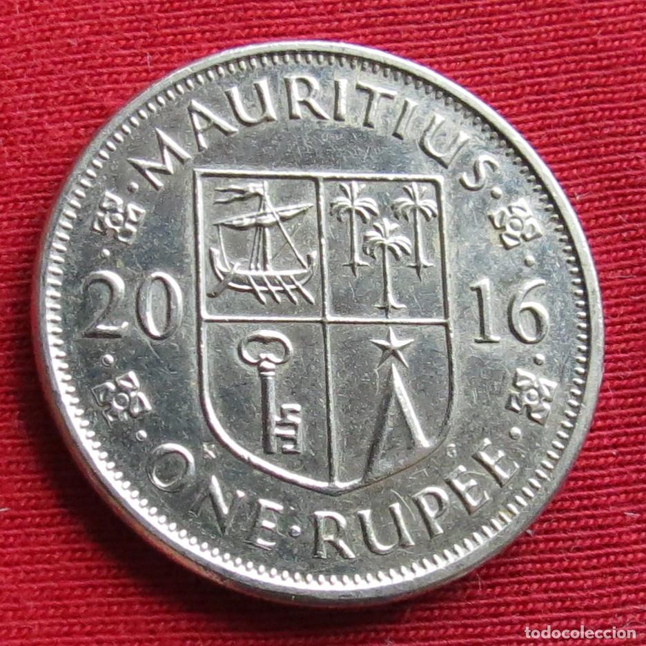 Monedas antiguas de &Aacute;frica: Mauricio 1 rupee 2016 Mauritius #2 - Foto 1