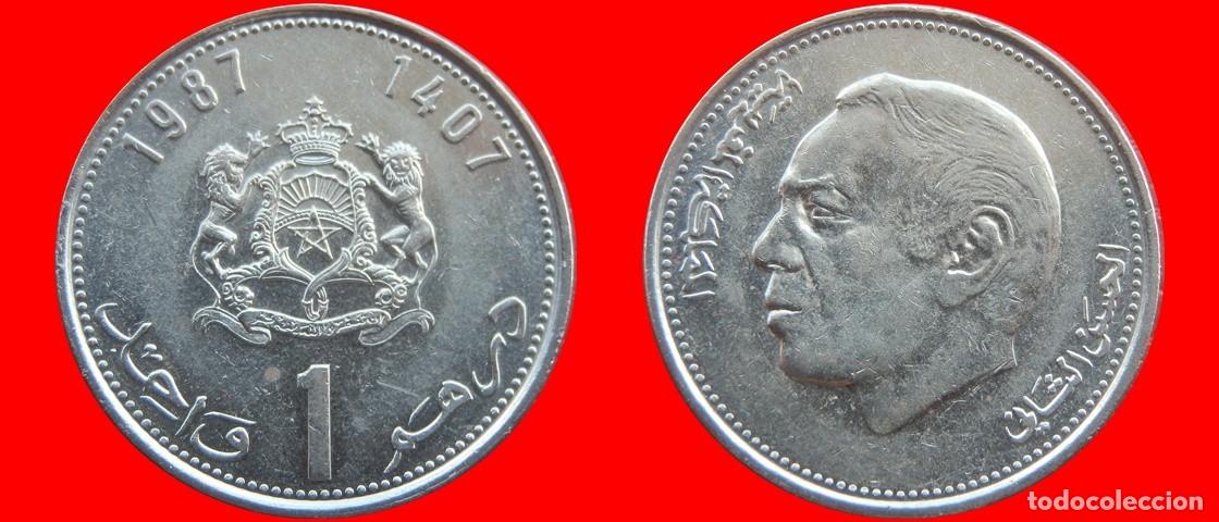 Monedas antiguas de &Aacute;frica: 1 DIRHAM 1987 MARRUECOS-127346 - Foto 1