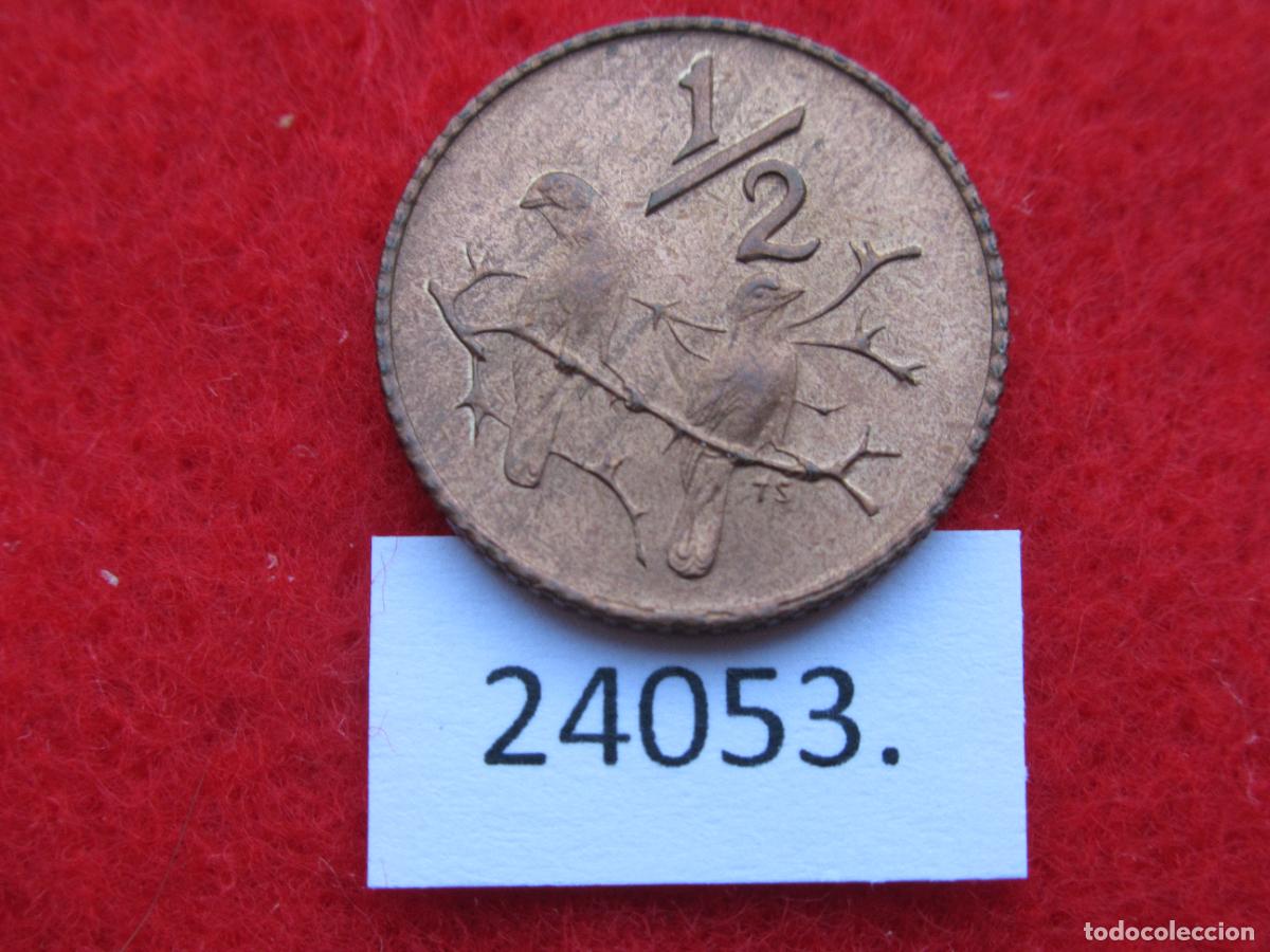 Monedas antiguas de &Aacute;frica: Sudafrica 1/2 c&eacute;ntimo 1973 - Foto 1