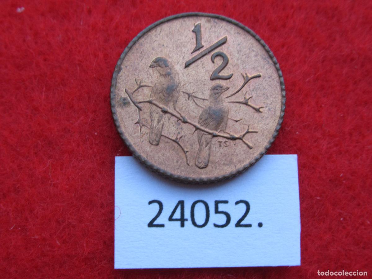 Monedas antiguas de &Aacute;frica: Sudafrica 1/2 c&eacute;ntimo 1973 - Foto 1