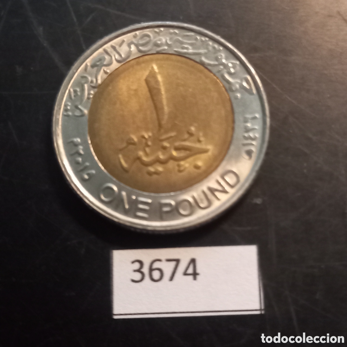 Monedas antiguas de &Aacute;frica: Egipto una libra 2015 - Foto 2