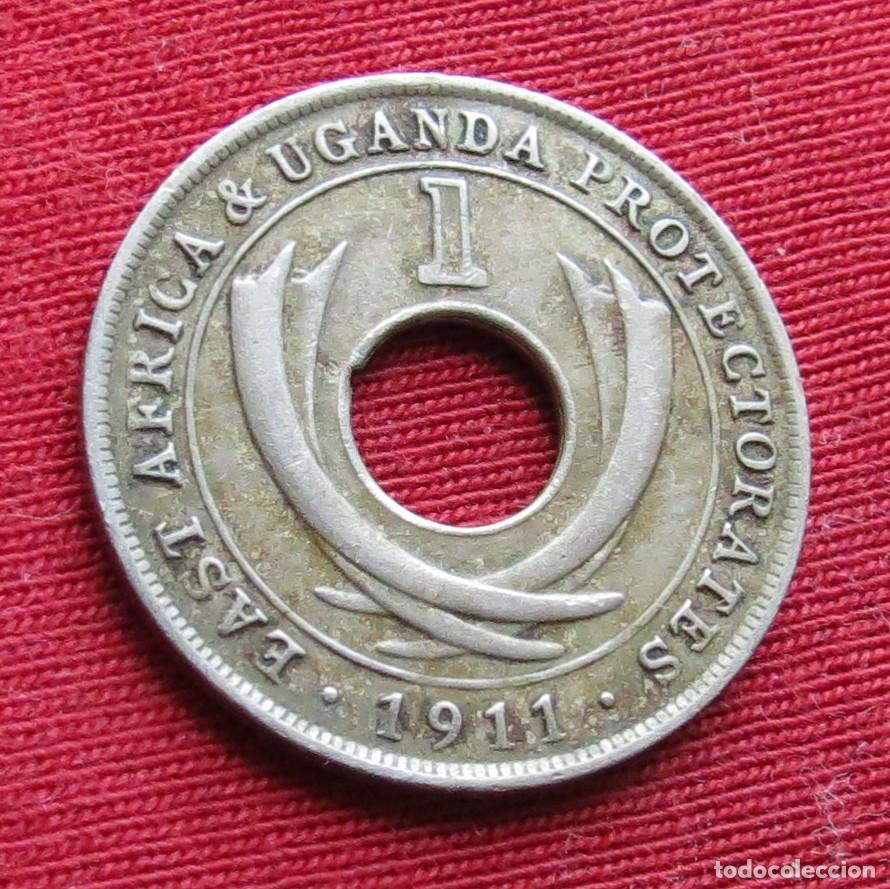 Monedas antiguas de &Aacute;frica: Uganda protectorado 1 cent 1911 - Foto 1