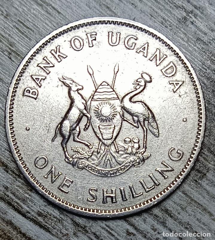 Monedas antiguas de &Aacute;frica: Uganda 1 Chelin 1976 - Foto 1