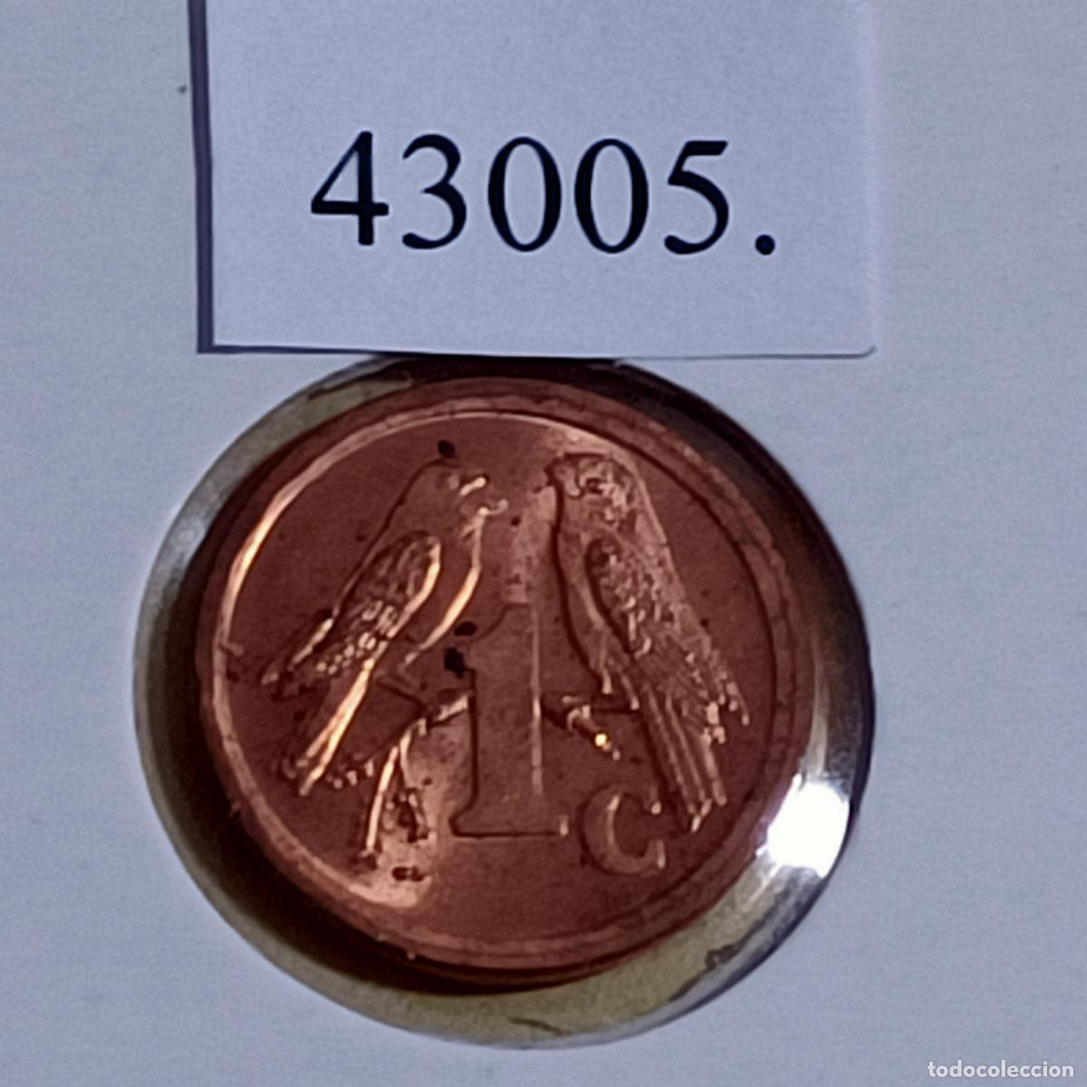 Monedas antiguas de &Aacute;frica: Sudafrica 1 c&eacute;ntimo 1990 - Foto 2