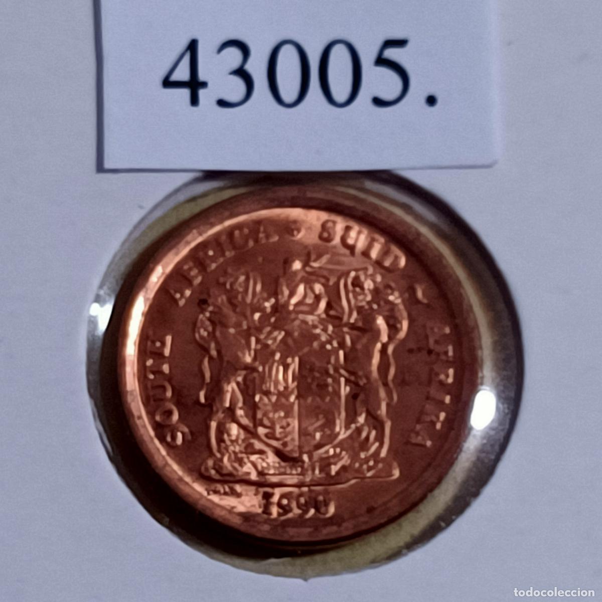 Monedas antiguas de &Aacute;frica: Sudafrica 1 c&eacute;ntimo 1990 - Foto 1