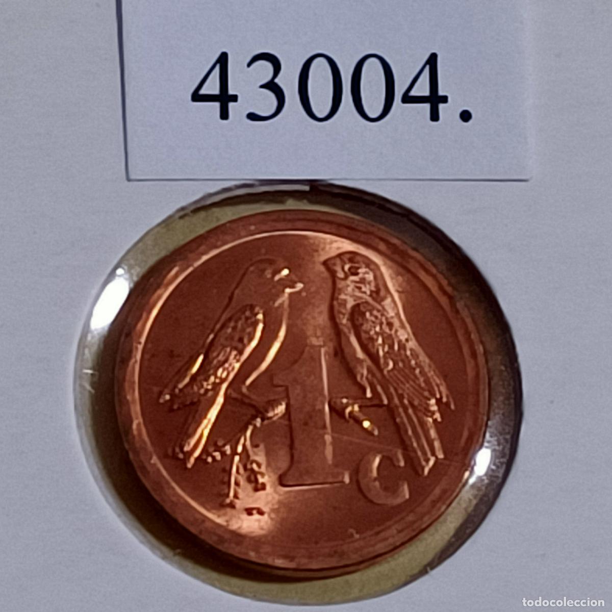 Monedas antiguas de &Aacute;frica: Sudafrica 1 c&eacute;ntimo 1990 - Foto 1