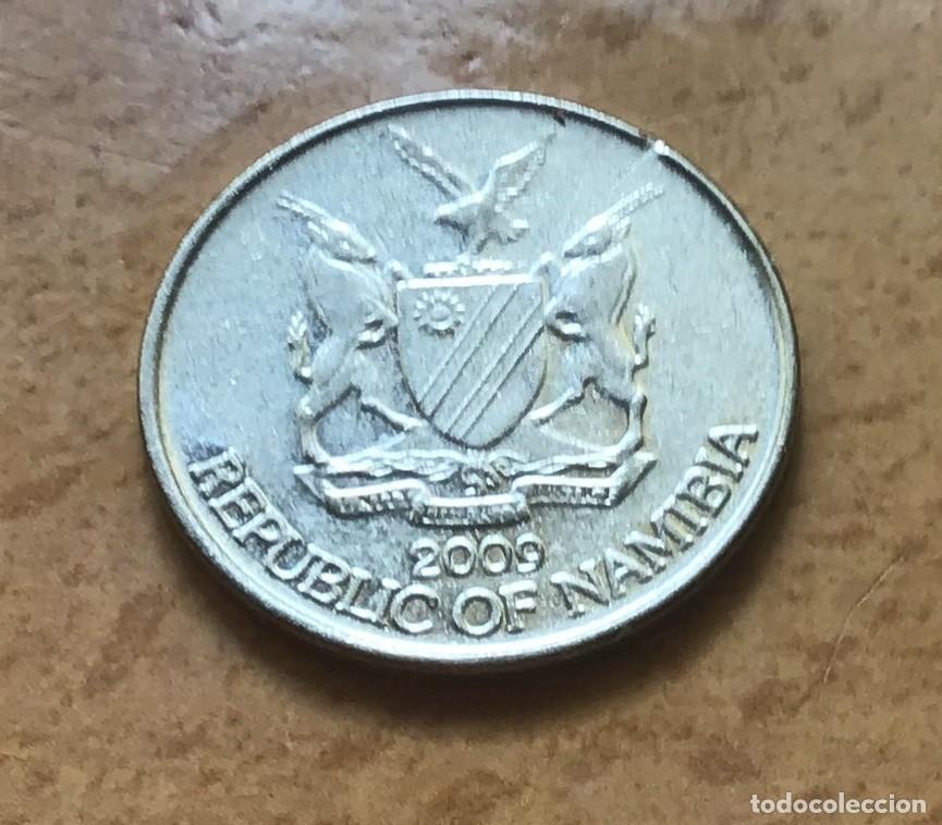 Monedas antiguas de &Aacute;frica: 10 centavos de Namibia. A&ntilde;o 2009 - Foto 2