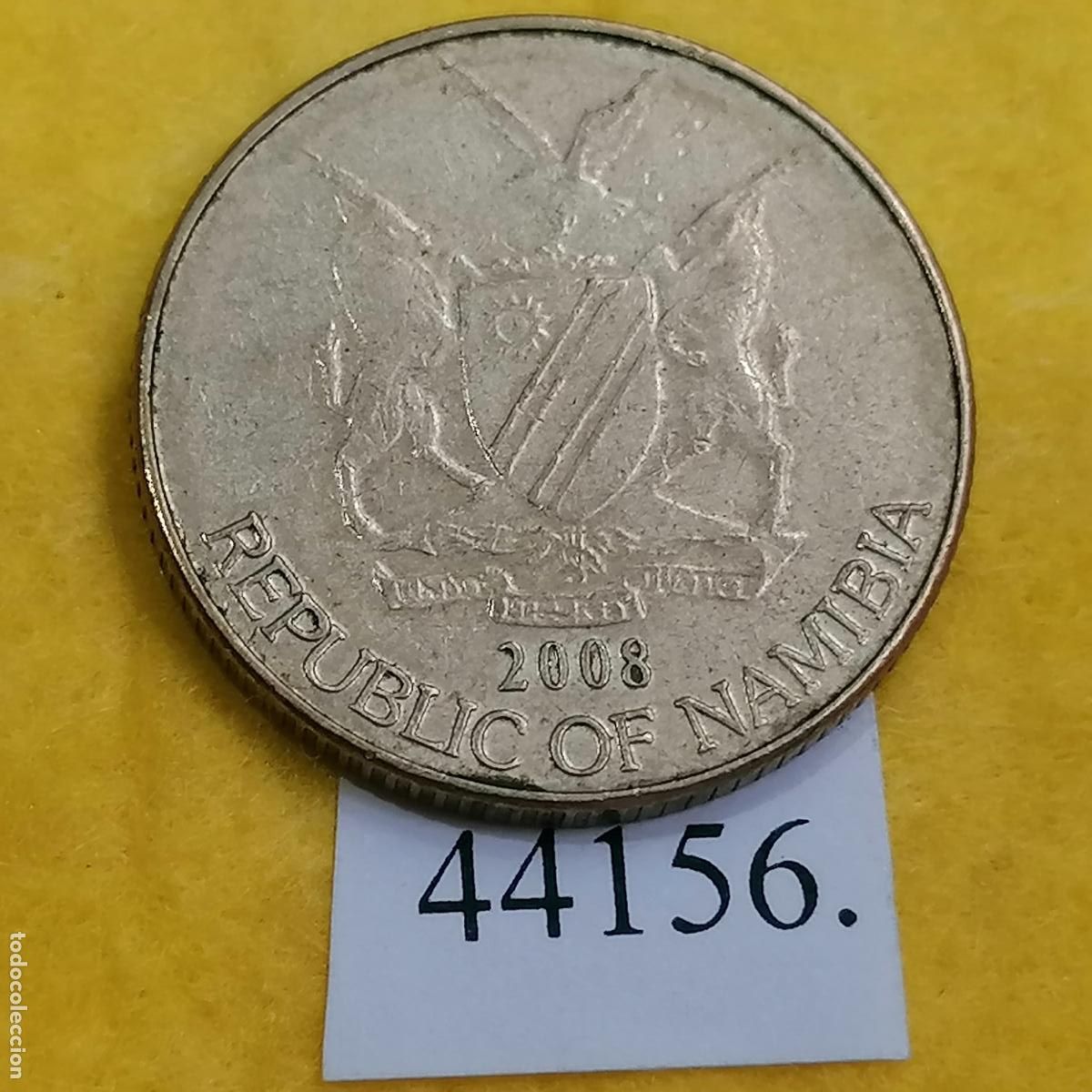 Monedas antiguas de &Aacute;frica: Namibia 1 dolar 2008 - Foto 2