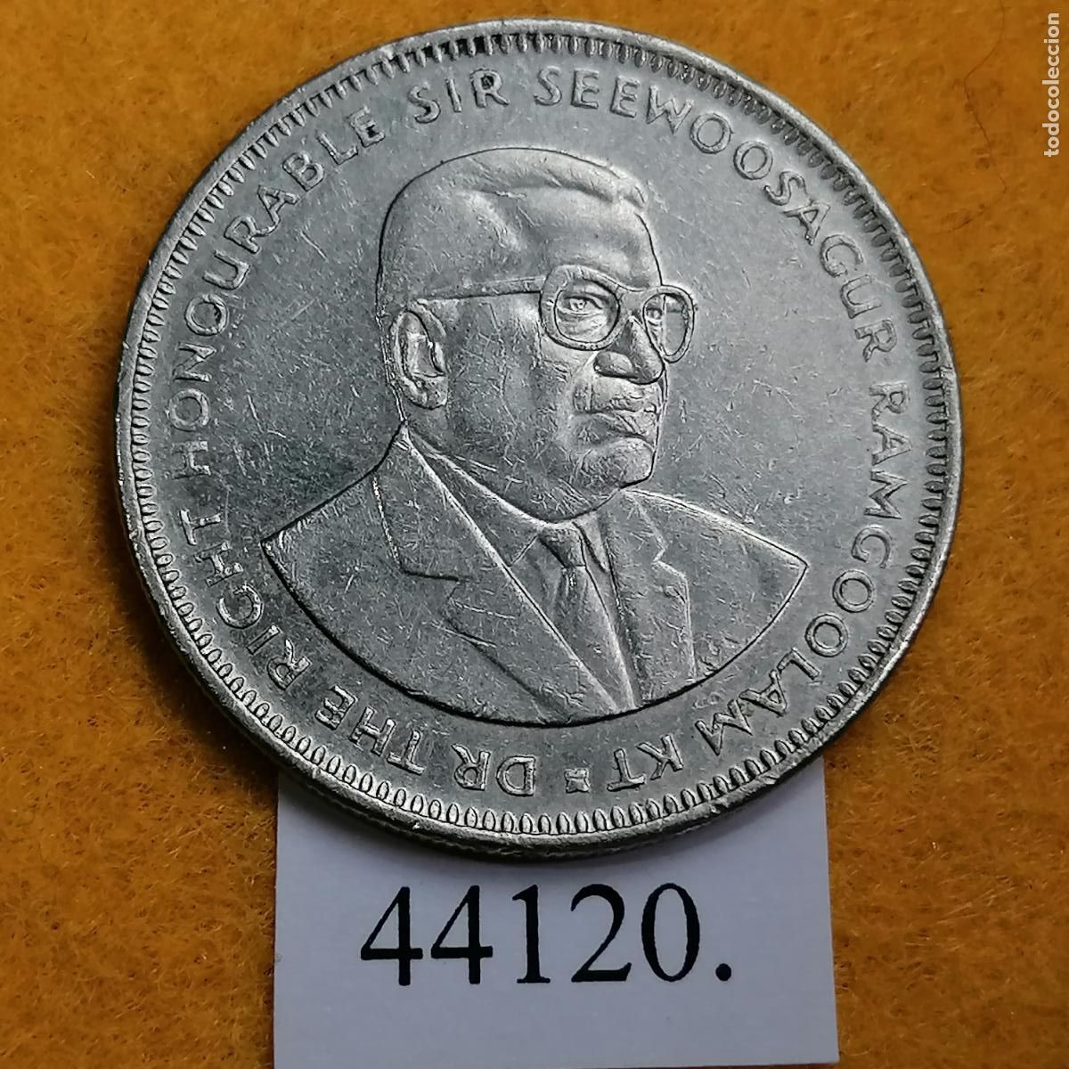 Monedas antiguas de &Aacute;frica: Mauricio 1 rupia 2008 - Foto 1