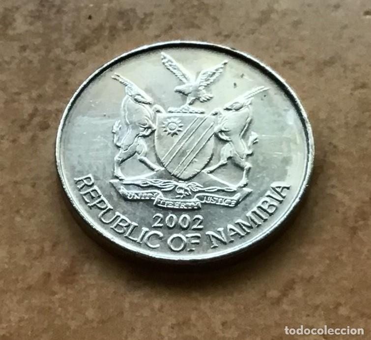 Monedas antiguas de &Aacute;frica: 5 centavos de Namibia. A&ntilde;o 2002 - Foto 2