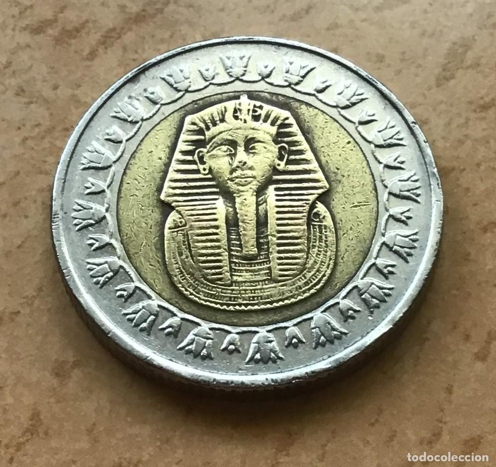 Monedas antiguas de &Aacute;frica: 1 libra de Egipto. A&ntilde;o 2008 - Foto 2