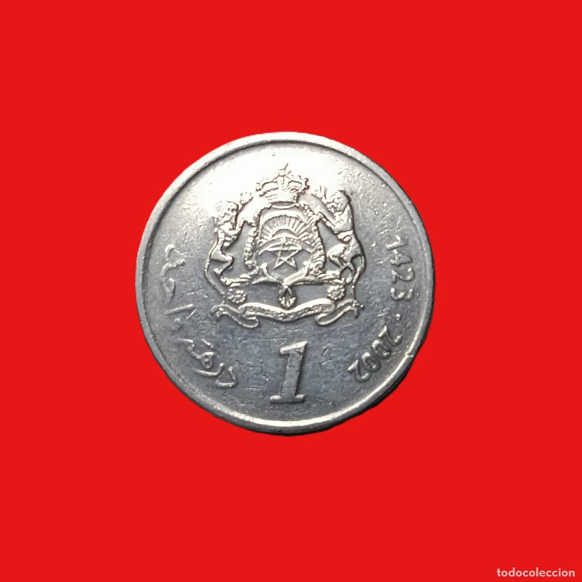 Monedas antiguas de &Aacute;frica: Marruecos 1 Dirham 2002 (1676) - Foto 2