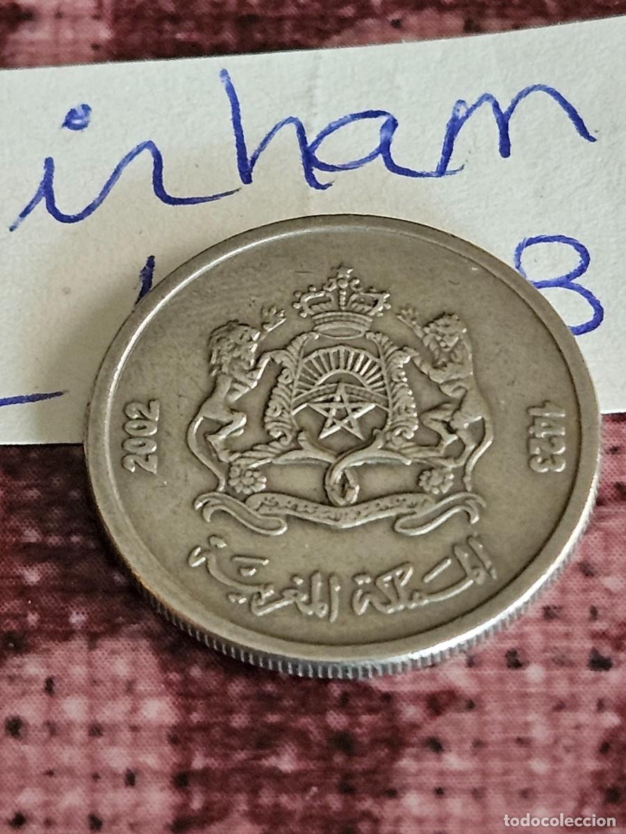 Monedas antiguas de &Aacute;frica: Moneda De 1/2 Dirham De Marruecos 2002/ 1423. - Foto 4