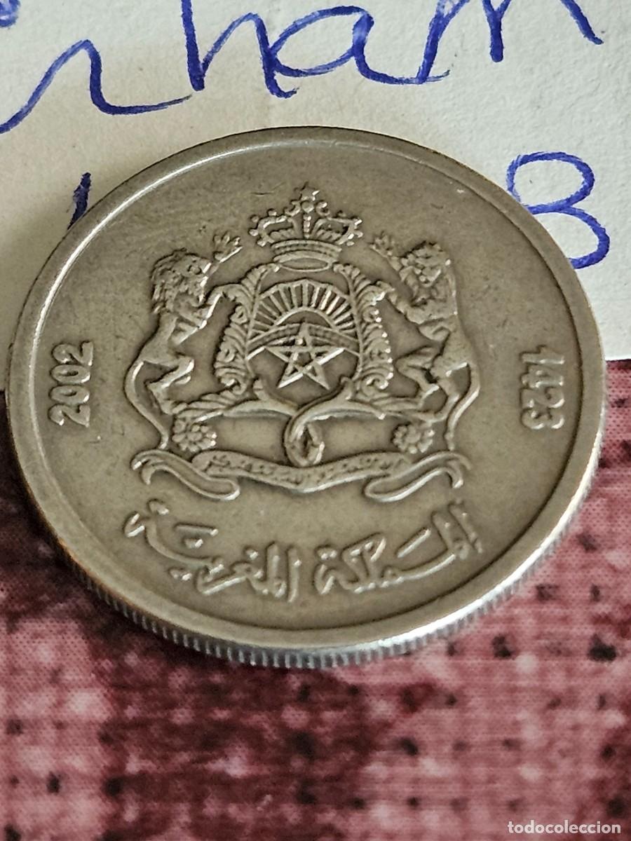Monedas antiguas de &Aacute;frica: Moneda De 1/2 Dirham De Marruecos 2002/ 1423. - Foto 5