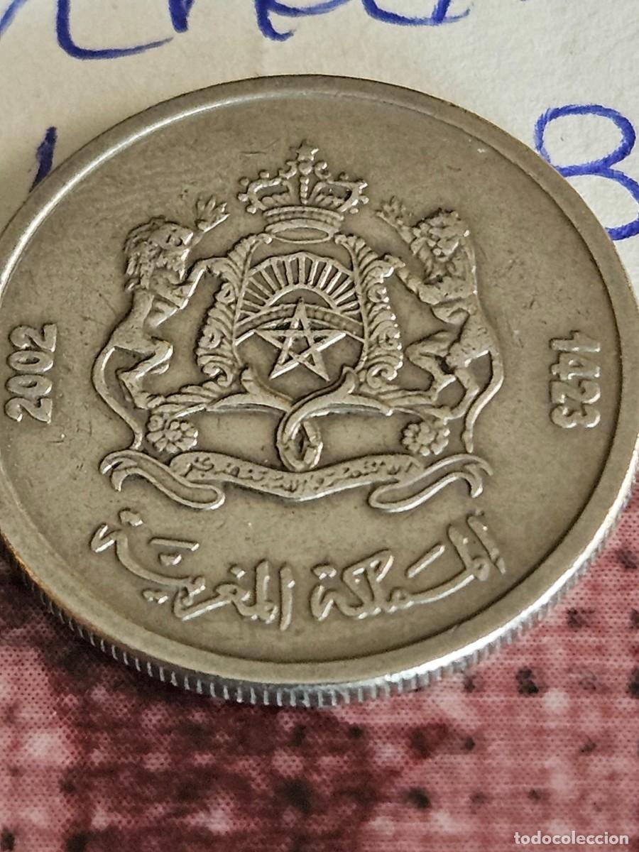 Monedas antiguas de &Aacute;frica: Moneda De 1/2 Dirham De Marruecos 2002/ 1423. - Foto 6