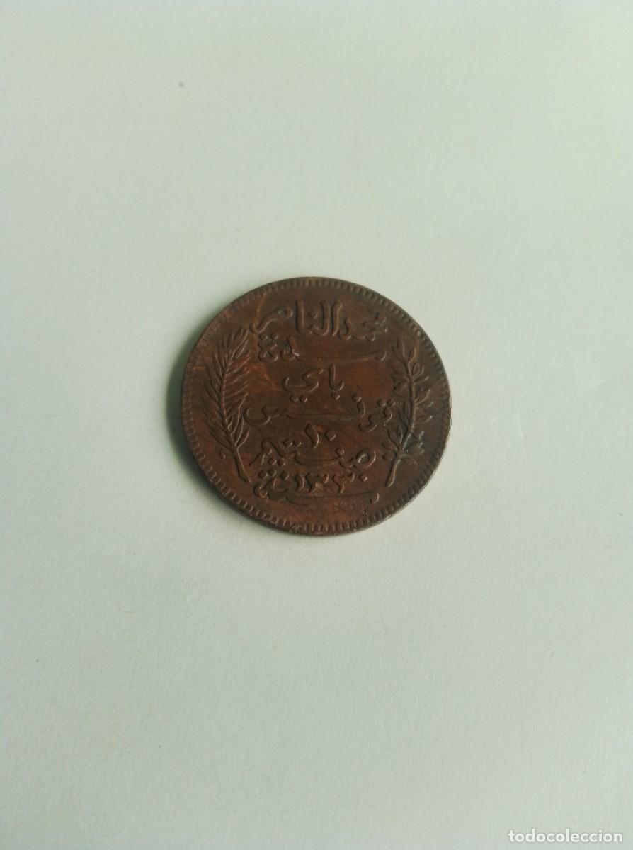 Monedas antiguas de &Aacute;frica: Moneda tunisie 10 centimes 1912 (a) - Foto 2