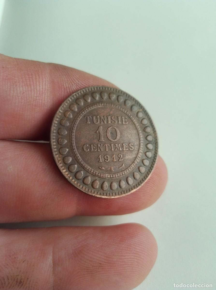 Monedas antiguas de &Aacute;frica: Moneda tunisie 10 centimes 1912 (a) - Foto 4
