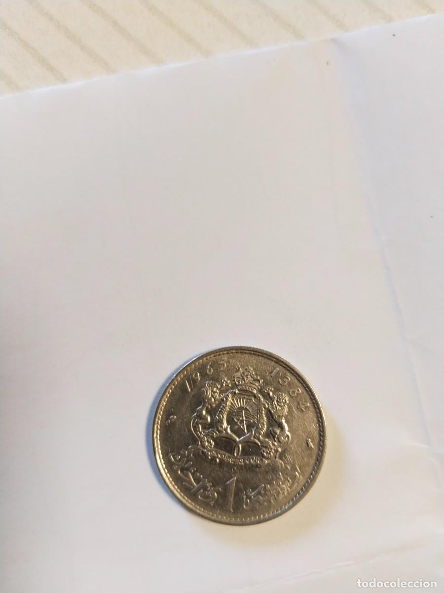 Monedas antiguas de &Aacute;frica: Marruecos 1 dirham 1965 - Foto 2
